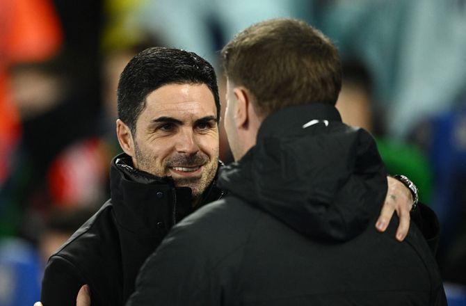 Premier League -Hürzeler skrev til Arteta: Sagde det samme