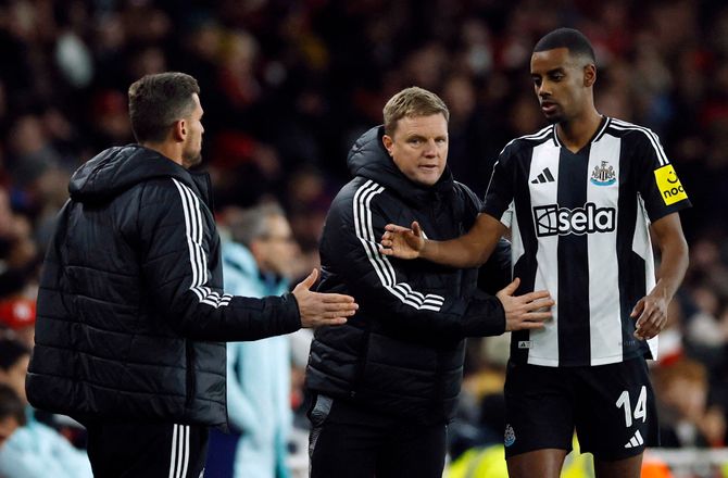 Premier League -Howe og Isak talte fremtid før sæsonafslutning