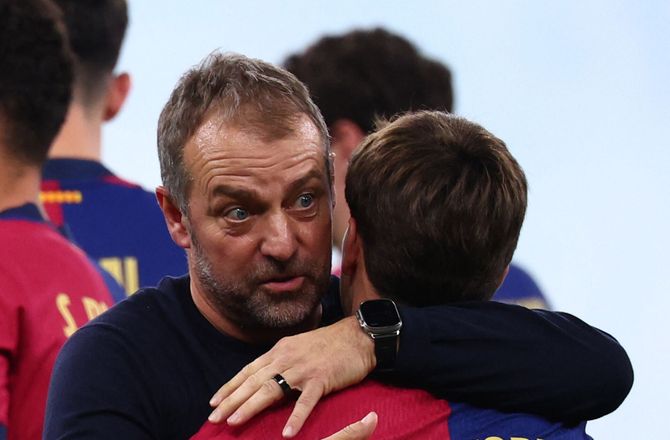 La Liga -Barça-reserve uenig med Flick: Ikke helt fair 