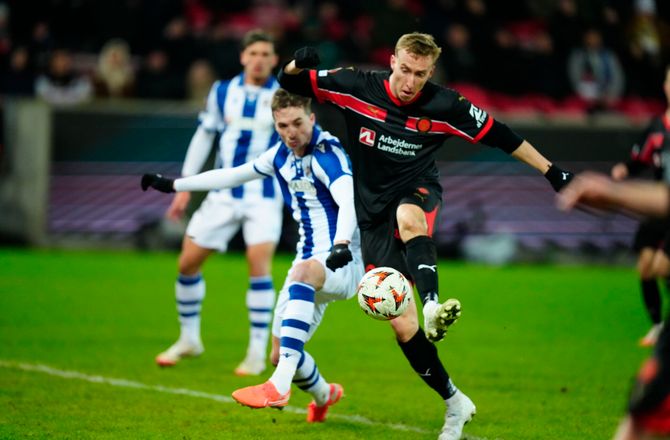 Europa League -SLUT: FCM - Real Sociedad minut for minut