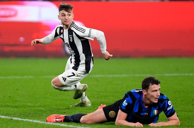 Serie A -Juventus nedlagde Inter i Derby d'Italia