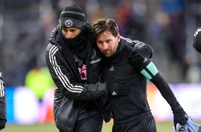 Champions Cup -Hylder Messi og co: Umenneskelige forhold