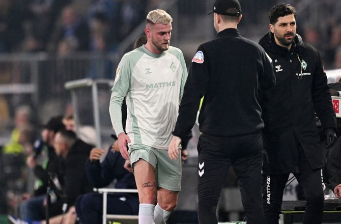 DFB Pokal -Efter pokalchok - Werder Bremen-profil skadet