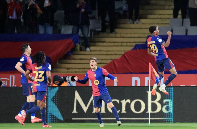 Copa del Rey -Vildt målorgie: Barca og Atlético i vanvidskamp