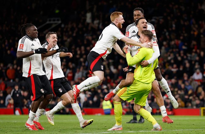 FA Cup -Leno reddede Fulham: Vil på Wembley