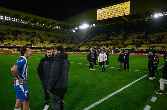 La Liga -La Liga-kamp udsat efter vejradvarsel