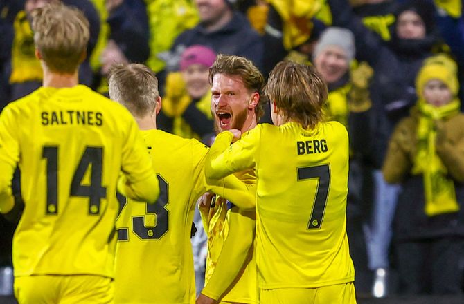 Norge Eliteserien -Brandvarme Kasper Høgh nettede i uafgjort topduel 