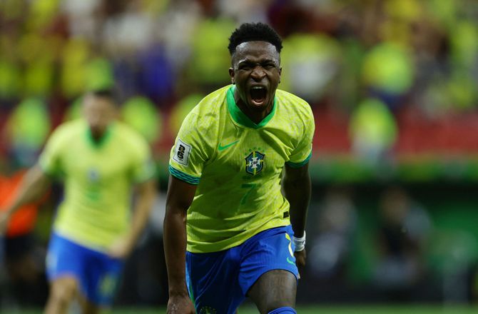 VM kval. CONMEBOL -Vinicius Junior reddede Brasilien til allersidst 