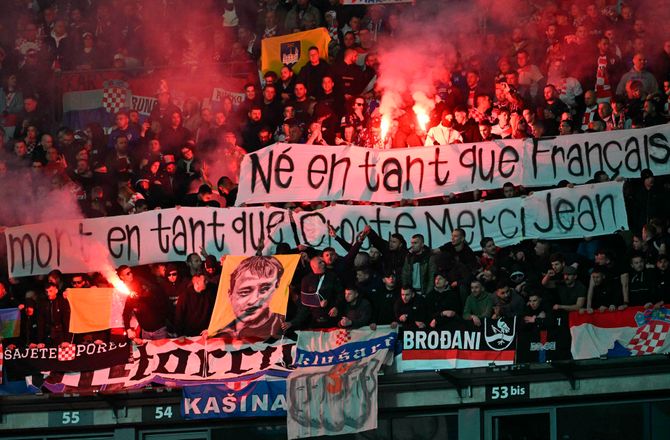 UEFA Nations League A -Syv kroatiske fans anholdt efter nazihilsener