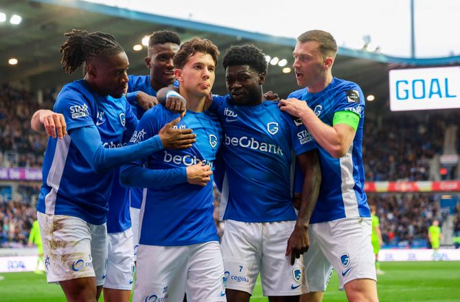 Jupiler Pro League -Hjulsager og Gent blev kørt rundt af Genk