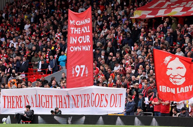 Premier League -36 år efter Hillsborough: Liverpool mindes de 97 ofre