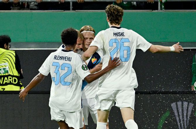 Conference League -August Priske assisterede Djurgården i ECL-semifinalen