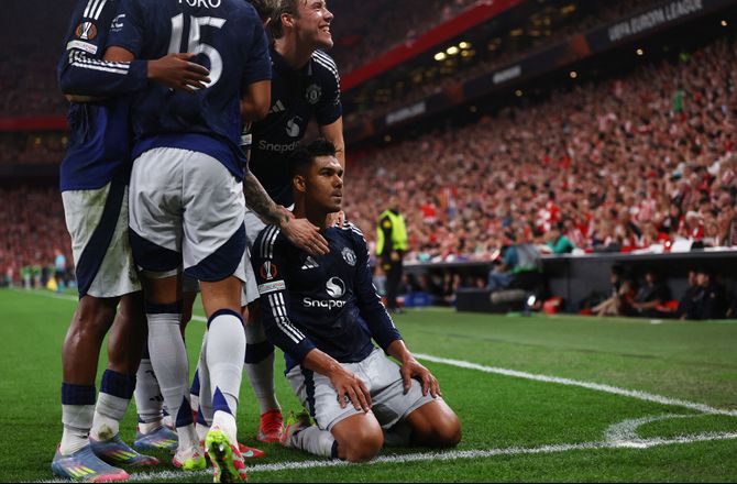 Europa League -Hvor kom det fra? Se Casemiro sende United på sejrskurs