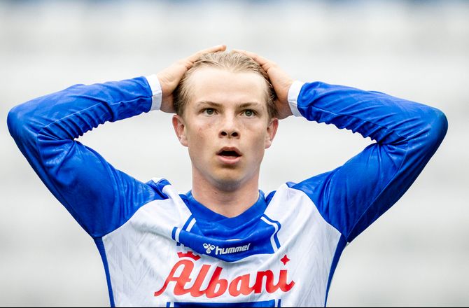 3F Superliga -Elias Hansborg-Sørensen forlader OB