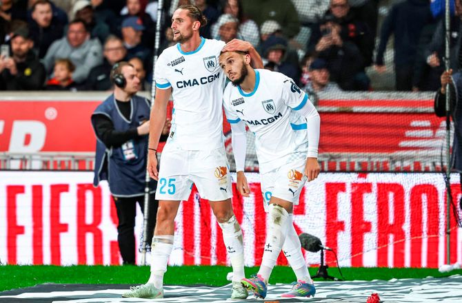 Ligue 1 -Lille og Marseille delte i tæt kamp om CL 