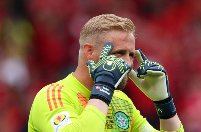 Scottish Cup -Schmeichel blev den store skurk i pokalfinalen