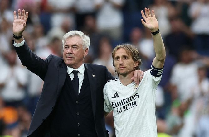 La Liga -Rørt Modric takker af på Bernabeu