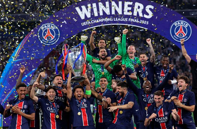 Champions League -PSG dominerer årets hold i CL