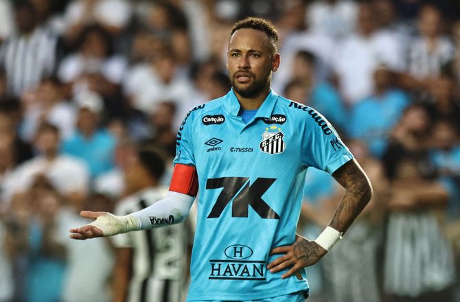 Serie A -Guds hånd: Neymar udvist i Brasilien for bizart mål