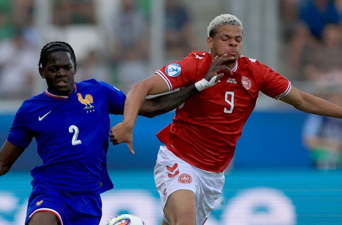 EM U21 -SLUT: Danmark - Frankrig minut for minut