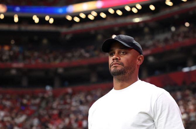 Bundesliga -Kompany irriteret efter to mål indkasseret