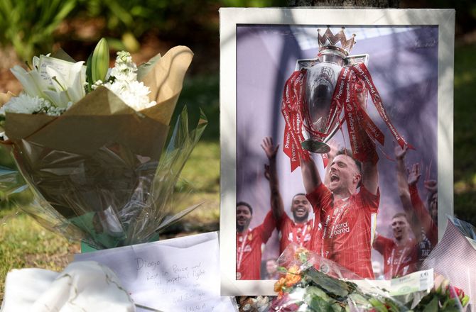 Premier League -Diogo Jota bliver hyldet på ny Liverpool-trøje
