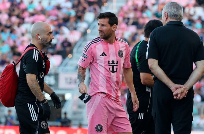 Leagues Cup -Messi udgik med skade i Leagues Cup