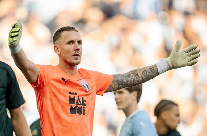 Allsvenskan -Robin Olsen tvivlsom til svensk topkamp