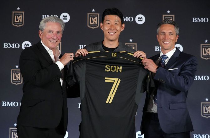 Major League Soccer -MLS-klub i ekstase: Son er et globalt ikon