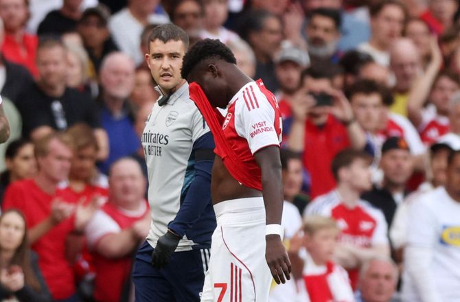 Premier League -Arsenal-lazaret vokser: Nu mistede vi Saka og Ødegaard