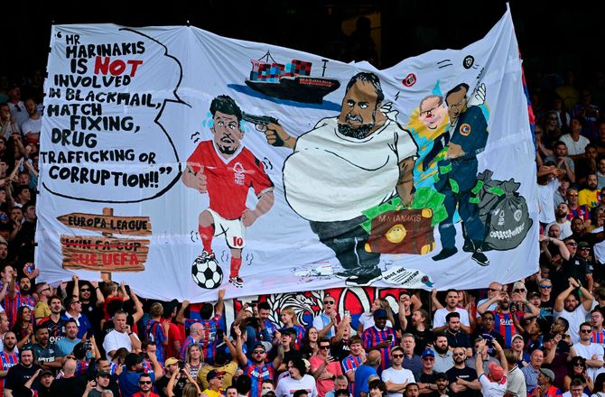 Premier League -FA undersøger kontroversielt Crystal Palace-banner