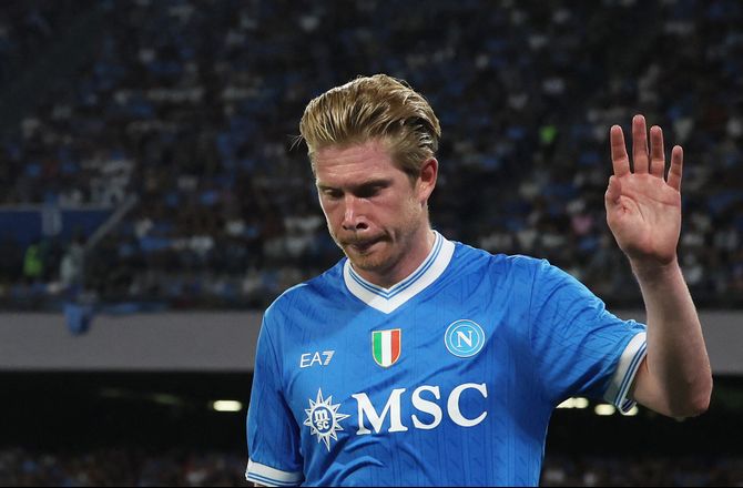 Serie A -De Bruyne elsker Napoli: Tænker ikke videre