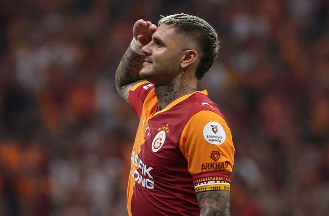SüperLig -Icardi lavede hattrick i nedsabling 