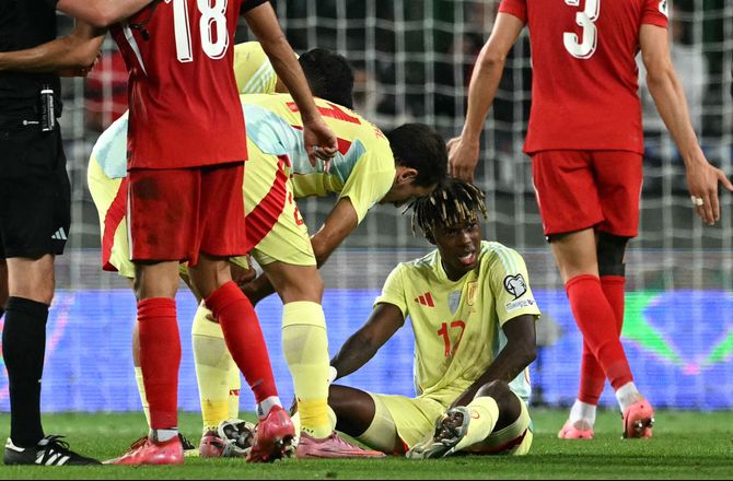 La Liga -Nico Williams ramt af muskelskade 