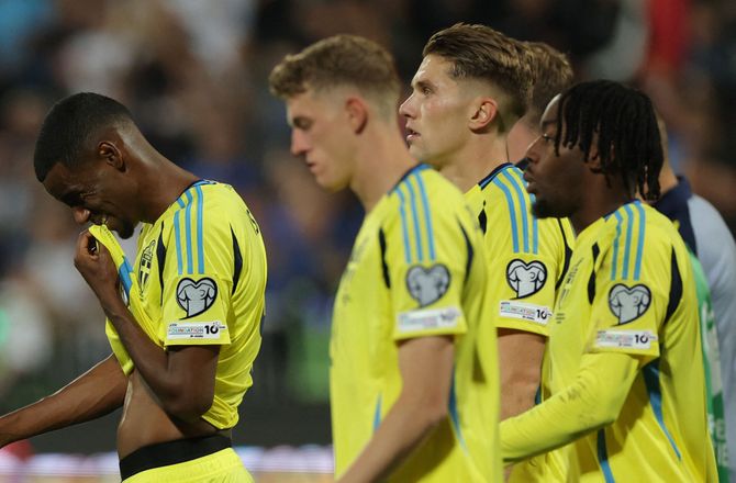 VM kval. UEFA -Isak og Gyokeres starter sammen for Sverige
