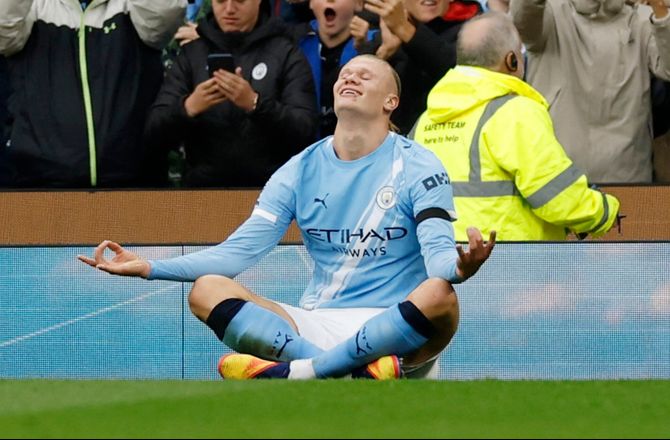 Premier League -Ustyrlige Haaland hyldes: Bedre end nogensinde