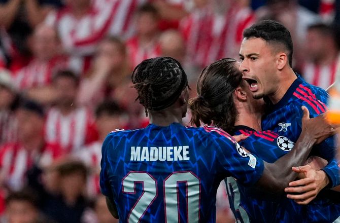 Champions League -Mikel Artetas trumfkort: Jeg elsker Martinelli
