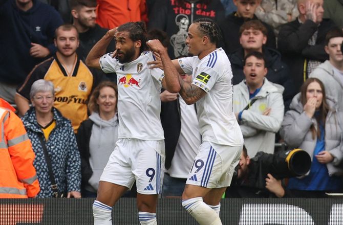 Premier League -Calvert-Lewin lukkede munden på Wolves-fans