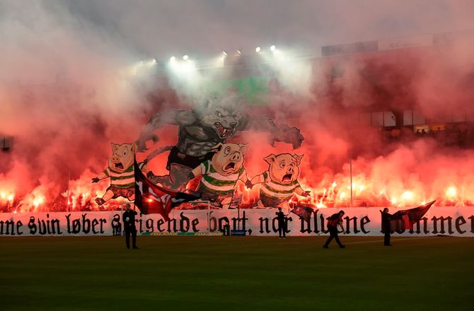 3F Superliga -Ond vilje i Herning: Politiet trak stave mod FCM-fans