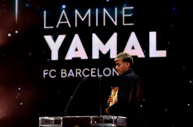 La Liga -Historisk: Lamine Yamal vinder igen Kopa Trophy
