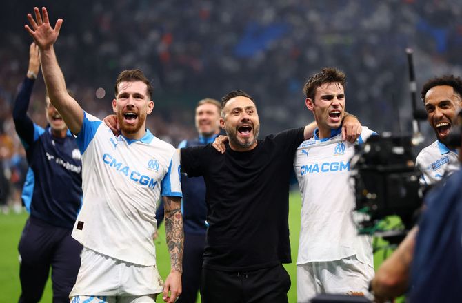 Champions League -Marseille-danskere starter side om side