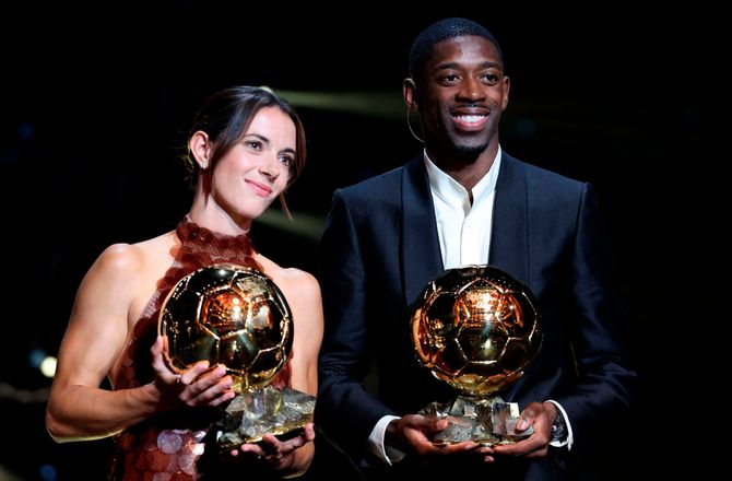 Ligue 1 -PSG-fans fejrede Dembélé med stort fyrværkerishow