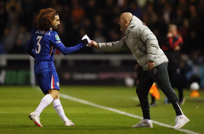 Premier League -Cucurella uenig i Maresca-fyring: Én man vil dø for