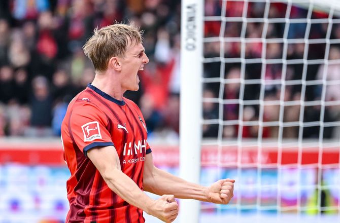 Bundesliga -Mål og assist: Kaufmann strålede for Heidenheim