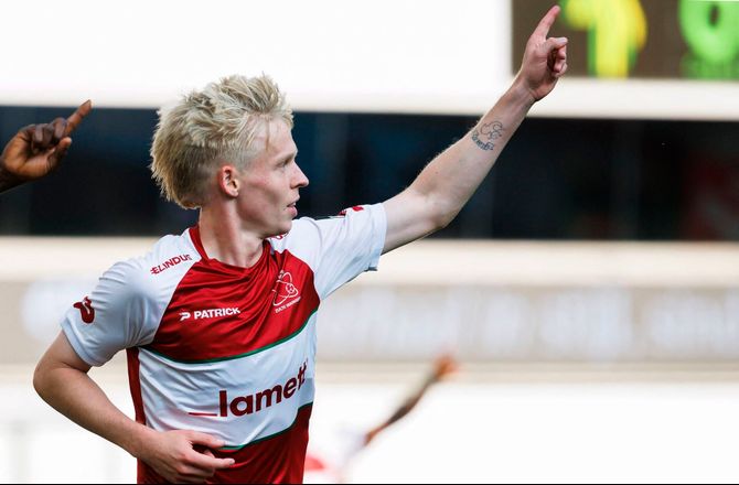 Jupiler Pro League -Erenbjerg scorede i Zulte Weregem-sejr