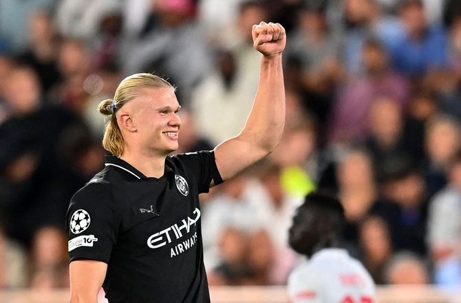 Champions League -To mål: Haaland har kun rørt bolden syv gange