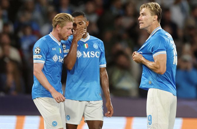 Champions League -De Bruyne: Højlund minder om Haaland