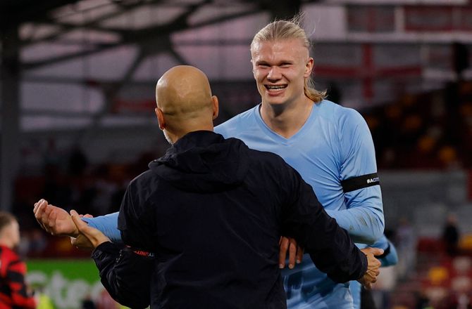Premier League -Glad Haaland: Brentford mindede mig om Stoke 