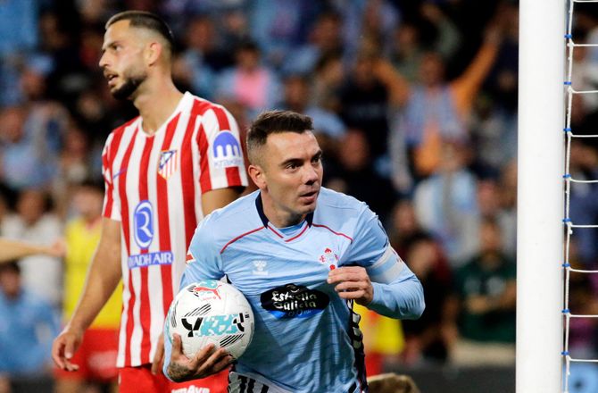 La Liga -Aspas drillede Atlético og skrev historie 