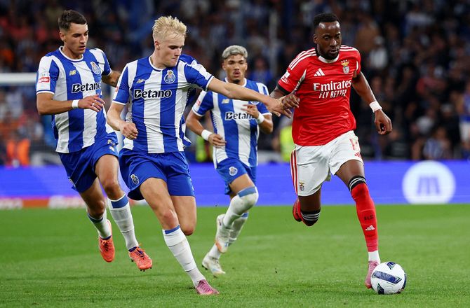 Primeira Liga -Benfica holdt stand: Porto var millimeter fra sejr